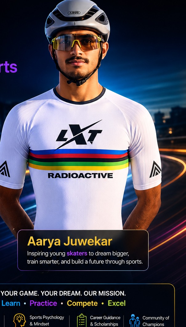 Aarya Juvekar speed skating