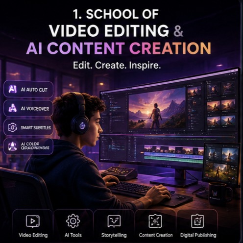 School of Video Editing & AI Content Creation